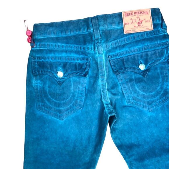 VINTAGE True Religion Jeans Size 33 RICKY Dyed RARE - Picture 2 of 12